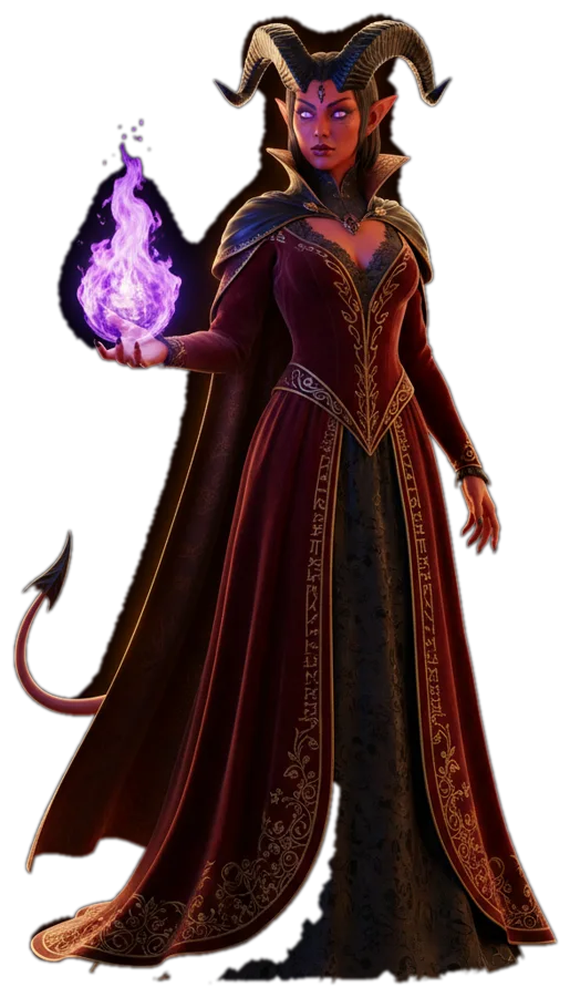 Tiefling: a figure of this chapter